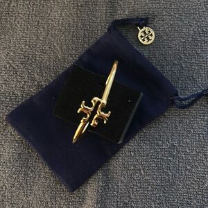 Tory Burch Clasp Bracelet with TB dust bag.